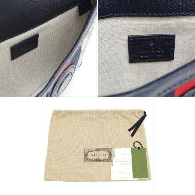 ◆ 本物 未使用品 ◆ GUCCI グッチ ベルトバッグ ウエストバッグ ウエストポーチ ベージュ GG ネイビー 674081 < ブランド  ◆ 本物 未使用品 ◆ GUCCI グッチ ベルトバッグ ウエストバッグ ウエストポーチ ベージュ GG ネイビー 674081 < ブランドの