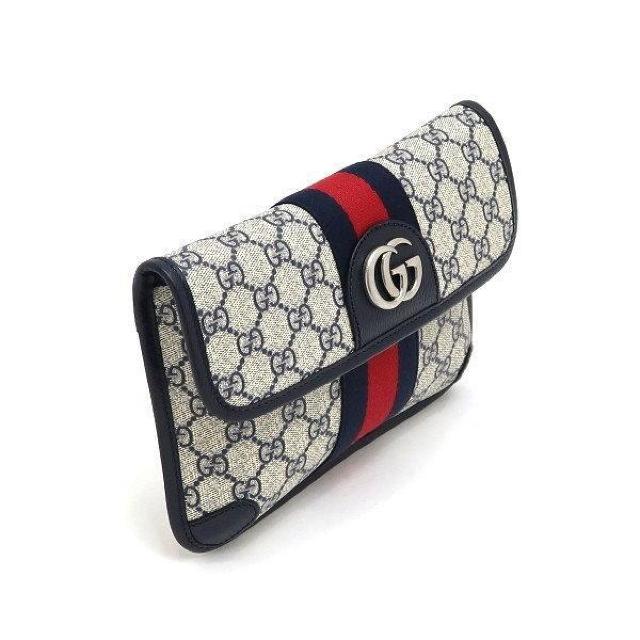 ◆ 本物 未使用品 ◆ GUCCI グッチ ベルトバッグ ウエストバッグ ウエストポーチ ベージュ GG ネイビー 674081 < ブランド  ◆ 本物 未使用品 ◆ GUCCI グッチ ベルトバッグ ウエストバッグ ウエストポーチ ベージュ GG ネイビー 674081 < ブランドの