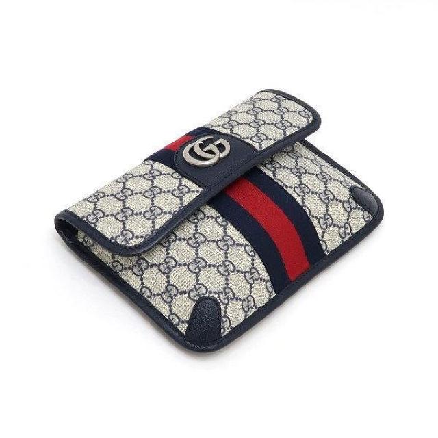 ◆ 本物 未使用品 ◆ GUCCI グッチ ベルトバッグ ウエストバッグ ウエストポーチ ベージュ GG ネイビー 674081 < ブランド  ◆ 本物 未使用品 ◆ GUCCI グッチ ベルトバッグ ウエストバッグ ウエストポーチ ベージュ GG ネイビー 674081 < ブランドの