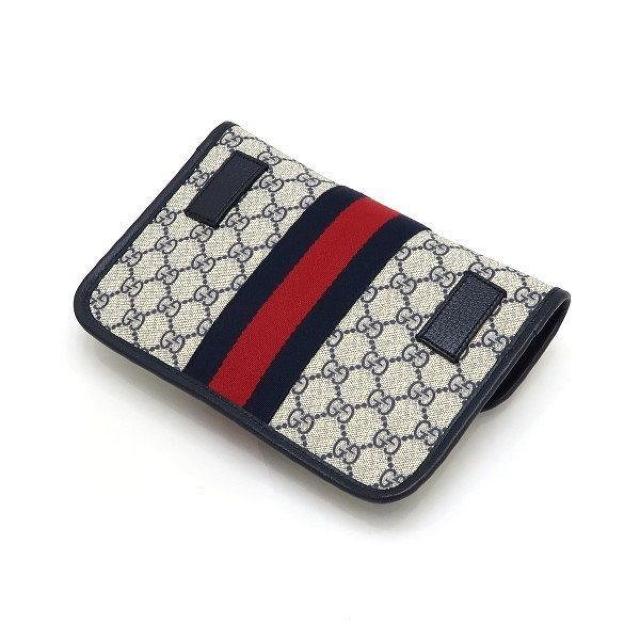 ◆ 本物 未使用品 ◆ GUCCI グッチ ベルトバッグ ウエストバッグ ウエストポーチ ベージュ GG ネイビー 674081 < ブランド  ◆ 本物 未使用品 ◆ GUCCI グッチ ベルトバッグ ウエストバッグ ウエストポーチ ベージュ GG ネイビー 674081 < ブランドの