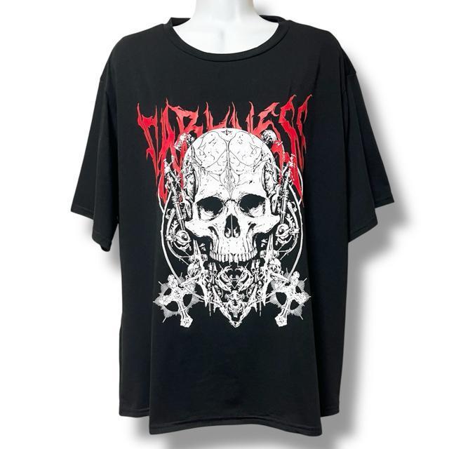 【ROMWE/L】スカルプリントBIGTシャツ☆グランジ☆PUNK < 男性ファッション 【ROMWE/L】スカルプリントBIGTシャツ☆グランジ☆PUNK < 男性ファッションの