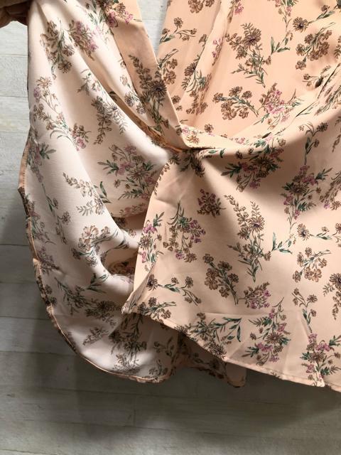 新品☆胸ゆったりMサイズ♪ピンク系花柄ワンピース♪7,138円を♪☆Q274 < 女性ファッション  新品☆胸ゆったりMサイズ♪ピンク系花柄ワンピース♪7,138円を♪☆Q274 < 女性ファッションの