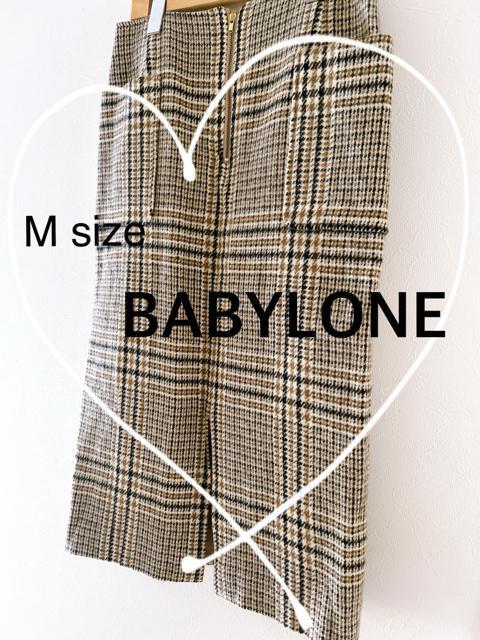 【BABYLONE】チェック ウール タイトスカート < ブランド 【BABYLONE】チェック ウール タイトスカート < ブランドの