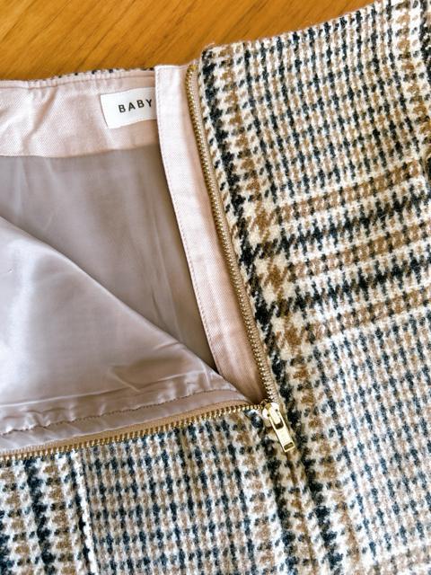 【BABYLONE】チェック ウール タイトスカート < ブランド 【BABYLONE】チェック ウール タイトスカート < ブランドの