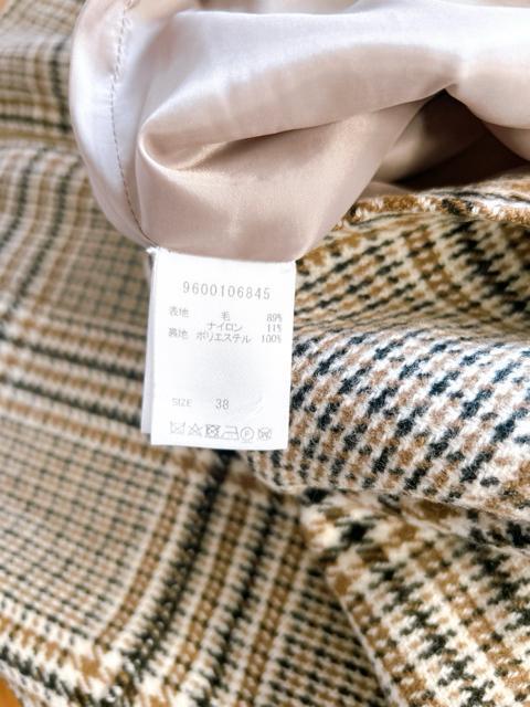 【BABYLONE】チェック ウール タイトスカート < ブランド 【BABYLONE】チェック ウール タイトスカート < ブランドの