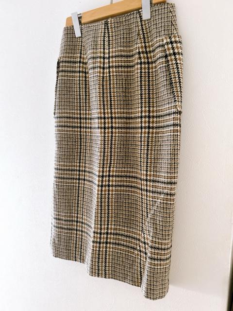 【BABYLONE】チェック ウール タイトスカート < ブランド 【BABYLONE】チェック ウール タイトスカート < ブランドの