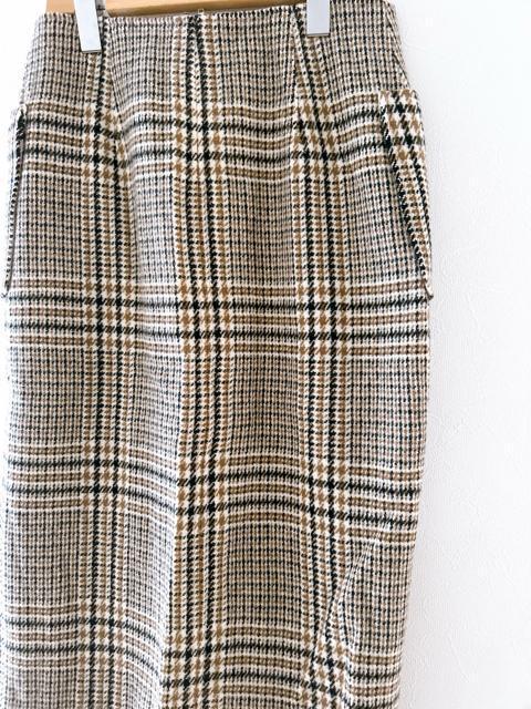 【BABYLONE】チェック ウール タイトスカート < ブランド 【BABYLONE】チェック ウール タイトスカート < ブランドの
