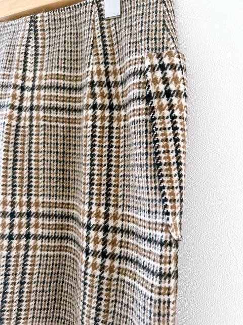 【BABYLONE】チェック ウール タイトスカート < ブランド 【BABYLONE】チェック ウール タイトスカート < ブランドの