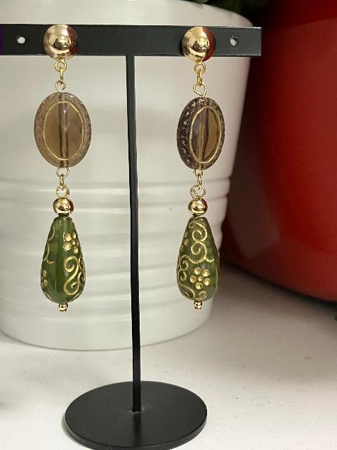 ハンドメイド ドイツ製アクリル ピアス < 女性ファッション ハンドメイド ドイツ製アクリル ピアス < 女性ファッションの