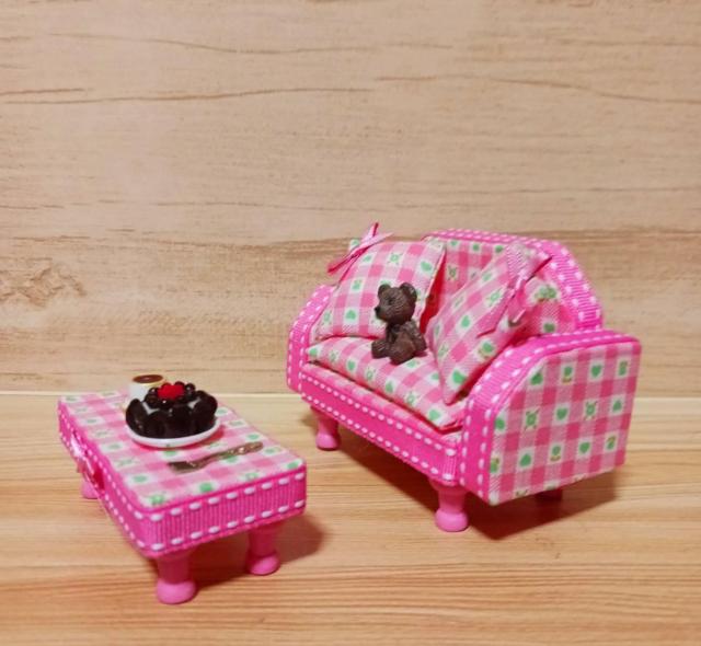 �~�j�`���A�Ƌ�Z�b�g �h�[���n�E�X�p �s���N�̃\�t�@���e�[�u�� �N�} �P�[�L�����t�� �� �y�b�g/��|/���|�� 