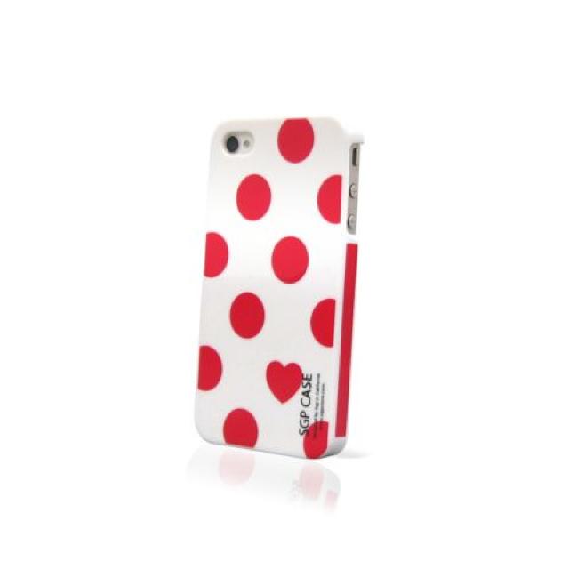 iPhone4/4S対応カバー★ラブドット★液晶クリーナー付RD < 家電/AV  iPhone4/4S対応カバー★ラブドット★液晶クリーナー付RD  < 家電/AVの