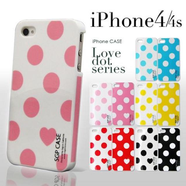 iPhone4/4S対応カバー★ラブドット★液晶クリーナー付RD < 家電/AV  iPhone4/4S対応カバー★ラブドット★液晶クリーナー付RD < 家電/AVの