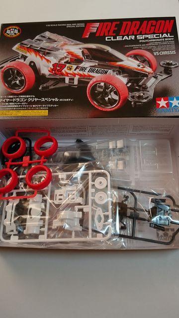 TAMIYAミニ四駆 特別仕様モデル!ファイヤードラゴンクリヤースペシャル(ポリカボディ) < ホビー  TAMIYAミニ四駆 特別仕様モデル!ファイヤードラゴンクリヤースペシャル(ポリカボディ) < ホビーの