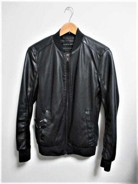 ☆ZARA ザラ MA-1 ジップアップブルゾン ライダースジャケット/メンズ/XS☆新品 < ブランド  ☆ZARA ザラ MA-1 ジップアップブルゾン ライダースジャケット/メンズ/XS☆新品  < ブランドの