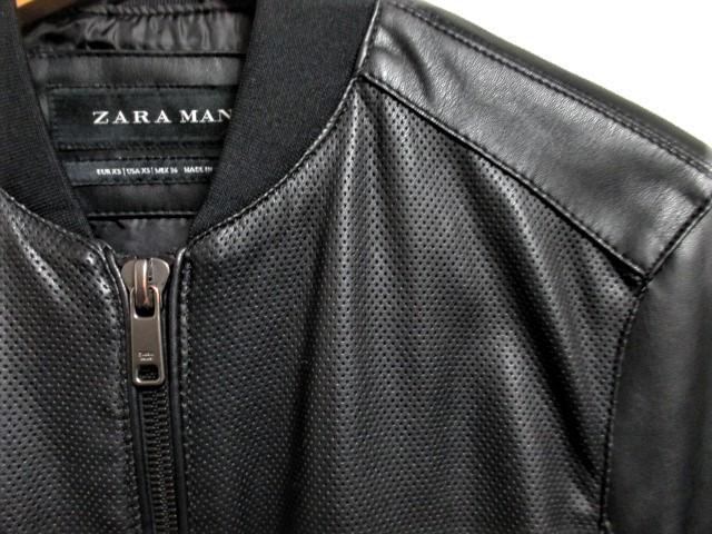 ☆ZARA ザラ MA-1 ジップアップブルゾン ライダースジャケット/メンズ/XS☆新品 < ブランド  ☆ZARA ザラ MA-1 ジップアップブルゾン ライダースジャケット/メンズ/XS☆新品 < ブランドの