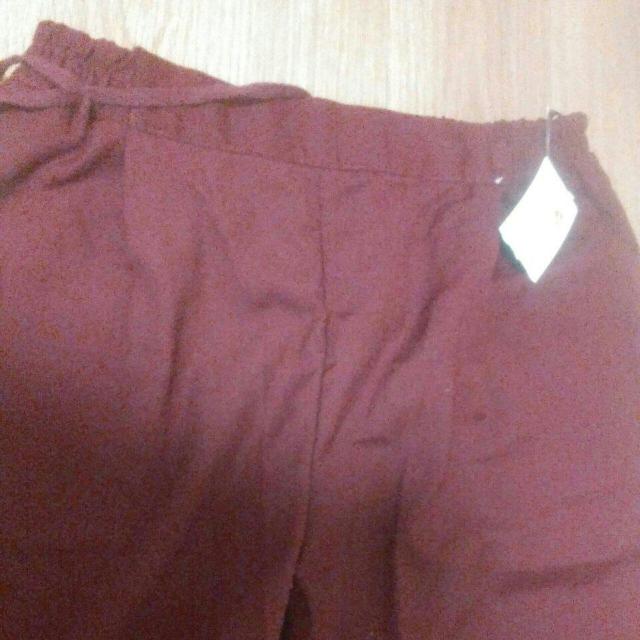 earth music&ecology エンジ パンツ 新品 < ブランド  earth music&ecology エンジ パンツ 新品 < ブランドの