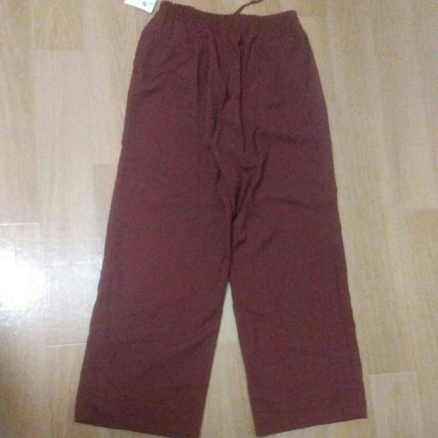 earth music&ecology エンジ パンツ 新品 < ブランド  earth music&ecology エンジ パンツ 新品 < ブランドの