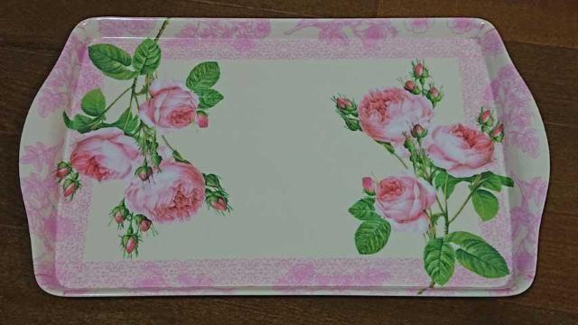 【新品未使用!!】花柄トレイ(小) < インテリア/ライフ  【新品未使用!!】花柄トレイ(小)  < インテリア/ライフの