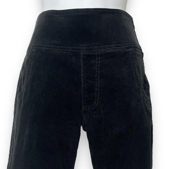 【S】ハイウエスト☆ブラック細コーデュロイパンツ☆着回し◎ < 女性ファッション  【S】ハイウエスト☆ブラック細コーデュロイパンツ☆着回し◎ < 女性ファッションの