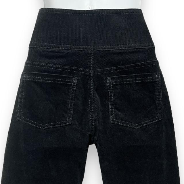 【S】ハイウエスト☆ブラック細コーデュロイパンツ☆着回し◎ < 女性ファッション  【S】ハイウエスト☆ブラック細コーデュロイパンツ☆着回し◎ < 女性ファッションの