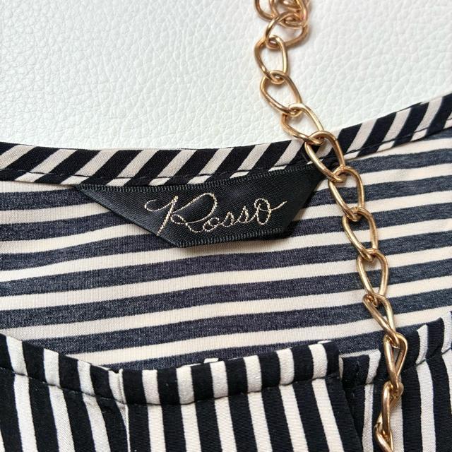 ◆美品◆アーバンリサーチ◆ストライプ長袖ブラウス◆比翼前開き◆黒×ベージュ◆F < ブランド  ◆美品◆アーバンリサーチ◆ストライプ長袖ブラウス◆比翼前開き◆黒×ベージュ◆F < ブランドの