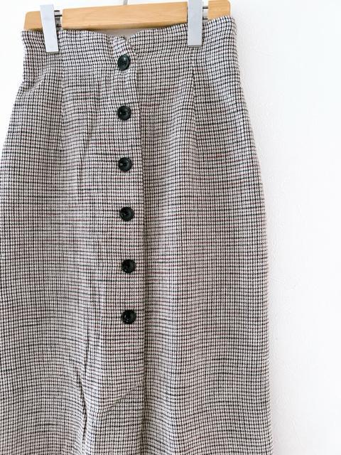 【BABYLONE】フロントボタンIラインスカート タイトスカート < ブランド 【BABYLONE】フロントボタンIラインスカート タイトスカート < ブランドの