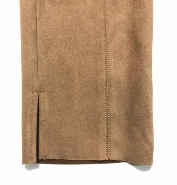 (ゴムM)チャオパニック◎キャメル茶スエード風キチント見えラクチンパンツ◎新品 < ブランド (ゴムM)チャオパニック◎キャメル茶スエード風キチント見えラクチンパンツ◎新品 < ブランドの