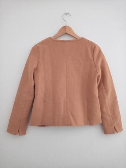 ファビア FABIA◆ノーカラー クラシック レトロ ジャケット < 女性ファッション ファビア FABIA◆ノーカラー クラシック レトロ ジャケット < 女性ファッションの