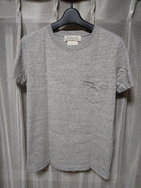 REMI RELIEF レミレリーフ 無地 ポケット コットン 半袖Tシャツ Sサイズ グレー 日本製 < ブランド  REMI RELIEF レミレリーフ 無地 ポケット コットン 半袖Tシャツ Sサイズ グレー 日本製  < ブランドの