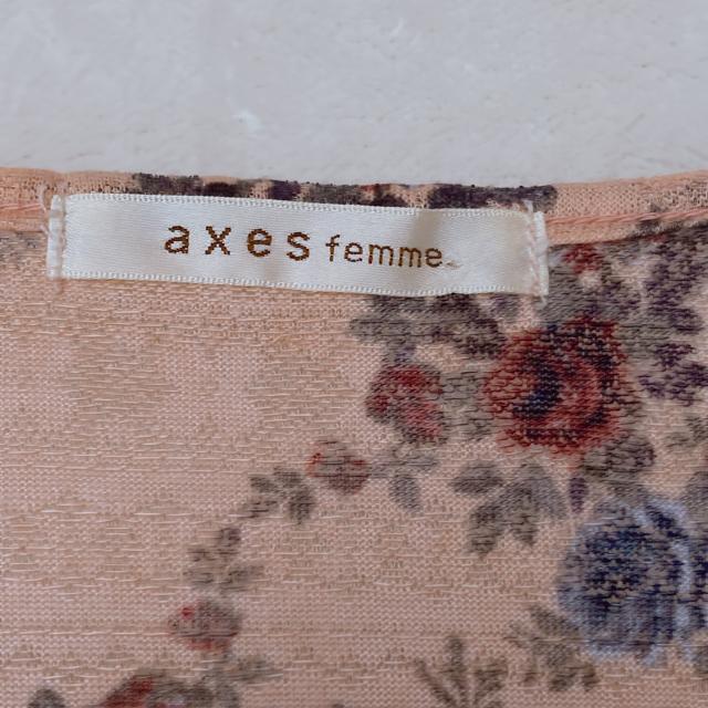 axes アクシーズ 七部袖 花柄 ラグラン チュニック トップス M レース N2m < ブランド  axes アクシーズ 七部袖 花柄 ラグラン チュニック トップス M レース N2m < ブランドの