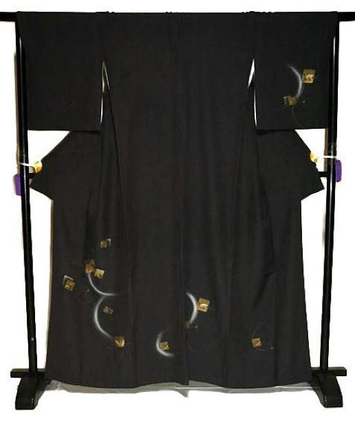 【最高級】縮緬 暈し染め 金銀彩 カルタ 上品な付下げ 身丈163cm 裄丈66.5cm T3507 < 女性ファッション  【最高級】縮緬 暈し染め 金銀彩 カルタ 上品な付下げ 身丈163cm 裄丈66.5cm T3507 < 女性ファッションの
