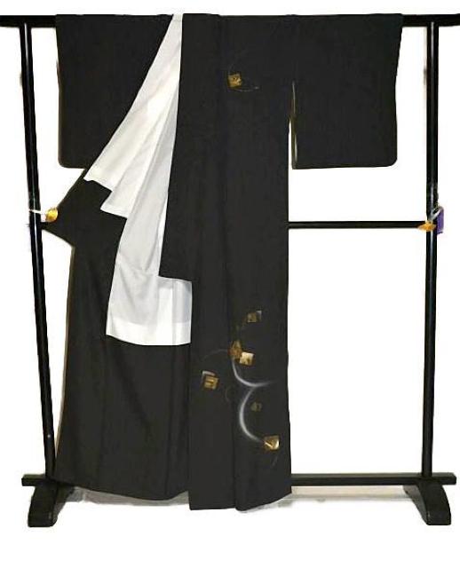 【最高級】縮緬 暈し染め 金銀彩 カルタ 上品な付下げ 身丈163cm 裄丈66.5cm T3507 < 女性ファッション  【最高級】縮緬 暈し染め 金銀彩 カルタ 上品な付下げ 身丈163cm 裄丈66.5cm T3507 < 女性ファッションの