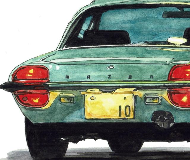 NC-092コスモスポーツ限定版画サイン額装作家平右ヱ門 < 自動車/バイク NC-092コスモスポーツ限定版画サイン額装作家平右ヱ門 < 自動車/バイク