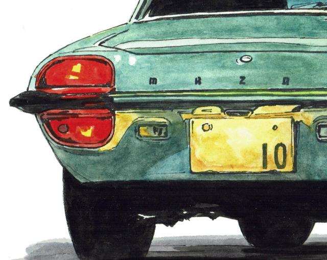 NC-092コスモスポーツ限定版画サイン額装作家平右ヱ門 < 自動車/バイク NC-092コスモスポーツ限定版画サイン額装作家平右ヱ門 < 自動車/バイク