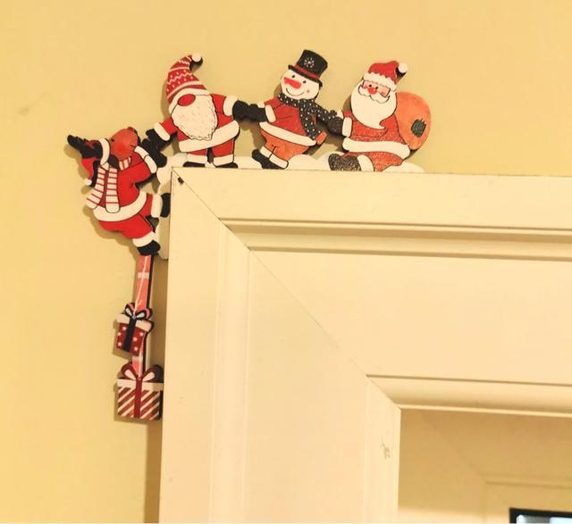 【クリスマス特集】クリスマスデコレーションドアフレーム、木製クリスマスドアオーナメント、クラフト装飾、家のドア、窓、壁、テレビ用 < インテリア/ライフ 【クリスマス特集】クリスマスデコレーションドアフレーム、木製クリスマスドアオーナメント、クラフト装飾、家のドア、窓、壁、テレビ用 < インテリア/ライフの