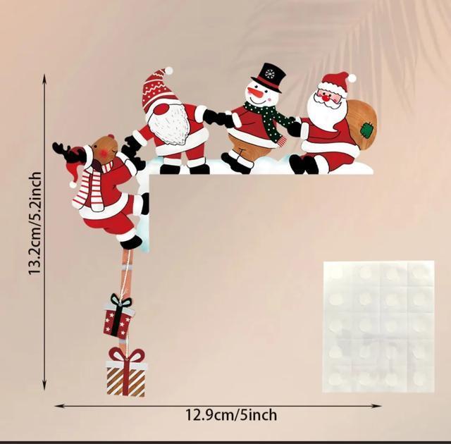 【クリスマス特集】クリスマスデコレーションドアフレーム、木製クリスマスドアオーナメント、クラフト装飾、家のドア、窓、壁、テレビ用 < インテリア/ライフ 【クリスマス特集】クリスマスデコレーションドアフレーム、木製クリスマスドアオーナメント、クラフト装飾、家のドア、窓、壁、テレビ用 < インテリア/ライフの