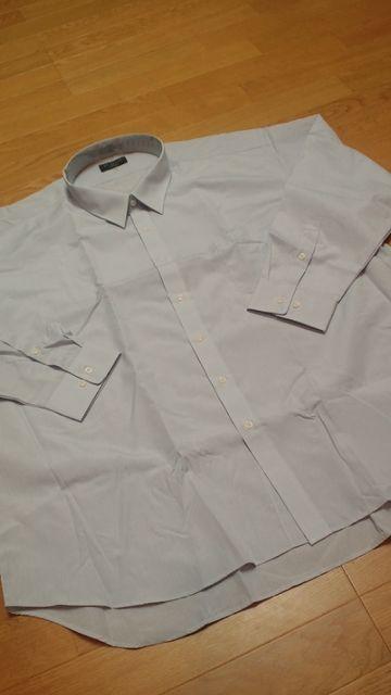 新品EXSTYLE チエック長袖Yシャツ グレー系 サイズ7LB 3XL位 南B < 男性ファッション 新品EXSTYLE チエック長袖Yシャツ グレー系 サイズ7LB 3XL位 南B < 男性ファッションの