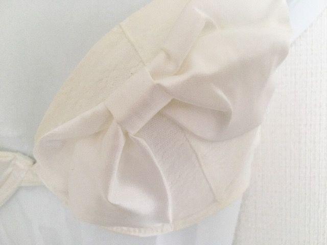 Ravijour白サテンリボンフラワーレースブラジャー下着E65ラヴィ < ブランド Ravijour白サテンリボンフラワーレースブラジャー下着E65ラヴィ < ブランドの