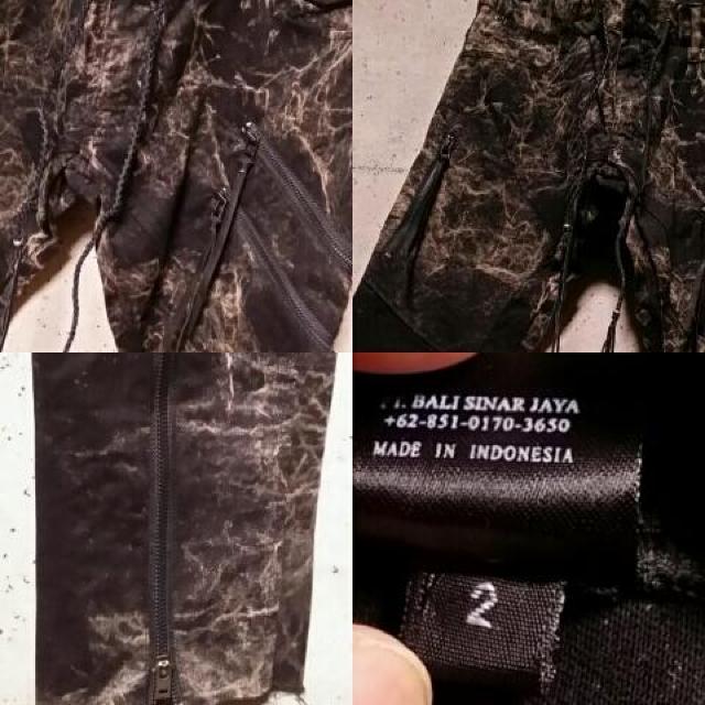 ViKMRIIP Double Zip  Skinny Pants 2 BLACKKHAKI  uh 