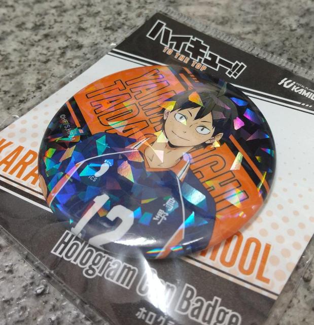 送料無料!ハイキュー!! ホログラム缶バッジ 缶バッチ 等身 山口忠 < アニメ/コミック/キャラクター  送料無料!ハイキュー!! ホログラム缶バッジ 缶バッチ 等身 山口忠 < アニメ/コミック/キャラクターの