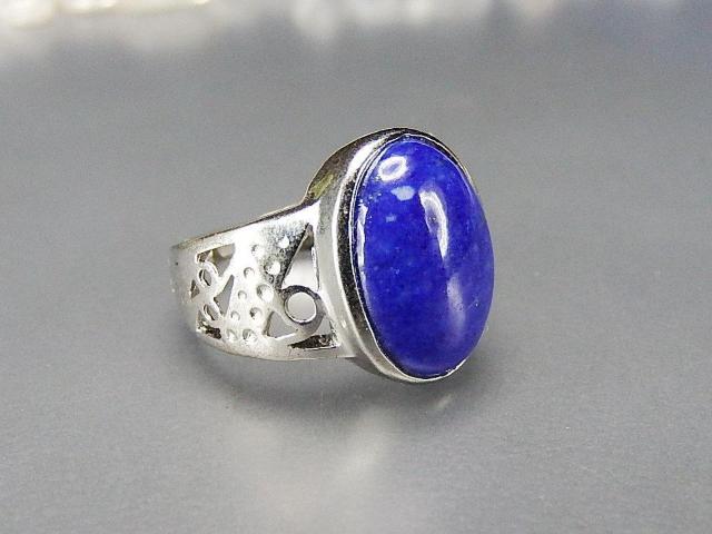 良質4A天然石ラピスラズリ大粒指輪リング約11号天空の破片010-170RZa < 女性アクセサリー/時計  良質4A天然石ラピスラズリ大粒指輪リング約11号天空の破片010-170RZa < 女性アクセサリー/時計の