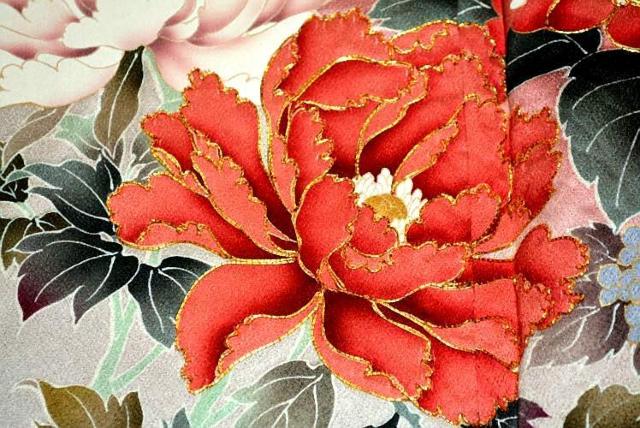 【最高峰】新品同様 暈し染め 金彩 金駒シシュウ 吉祥花文 四季花尽くし 振袖 身丈172cm 裄丈70cm T3508 < 女性ファッション  【最高峰】新品同様 暈し染め 金彩 金駒シシュウ 吉祥花文 四季花尽くし 振袖 身丈172cm 裄丈70cm T3508 < 女性ファッションの