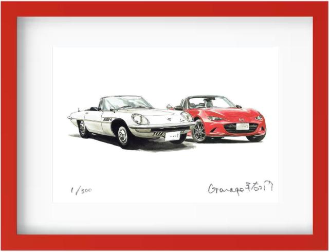 NC-096コスモ/ロードスター限定版画サイン額装作家平右ヱ門 < 自動車/バイク NC-096コスモ/ロードスター限定版画サイン額装作家平右ヱ門 < 自動車/バイク