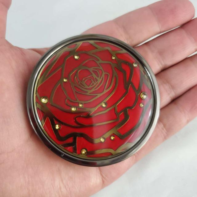込み★資生堂★素敵!薔薇柄&ラインストーン付きコンパクトミラー★ < ブランド 込み★資生堂★素敵!薔薇柄&ラインストーン付きコンパクトミラー★ < ブランドの