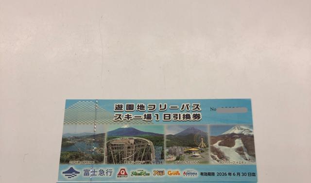 富士急ハイランド フリーパス 1枚 < レジャー/スポーツ  富士急ハイランド フリーパス 1枚  < レジャー/スポーツの