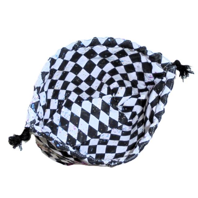 【底マチ幅が広い巾着】◆不思議の国のアリス < 女性ファッション 【底マチ幅が広い巾着】◆不思議の国のアリス < 女性ファッションの