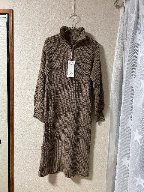 新品タグ付きAZUL by moussy★首元チャックニットワンピース < ブランド 新品タグ付きAZUL by moussy★首元チャックニットワンピース < ブランドの