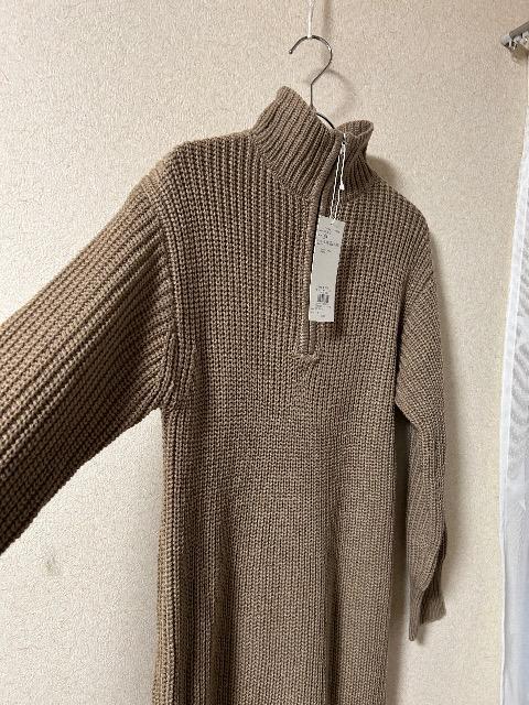 新品タグ付きAZUL by moussy★首元チャックニットワンピース < ブランド 新品タグ付きAZUL by moussy★首元チャックニットワンピース < ブランドの