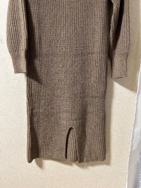 新品タグ付きAZUL by moussy★首元チャックニットワンピース < ブランド 新品タグ付きAZUL by moussy★首元チャックニットワンピース < ブランドの