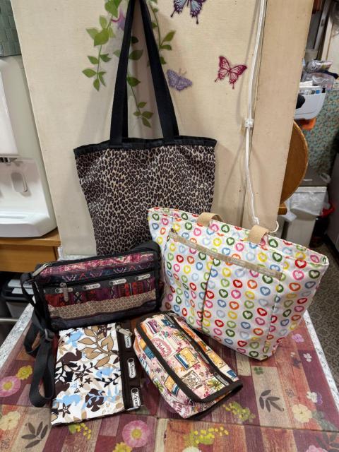 ���ӂ����߂ā�LeSportsac�����X�|�[�g�T�b�N �o�b�O���|�[�` 5�_�Z�b�g ���I�p�[�h�� �n�[�g�� ����1000�~�X�^�[�g  �� �u�����h�� 